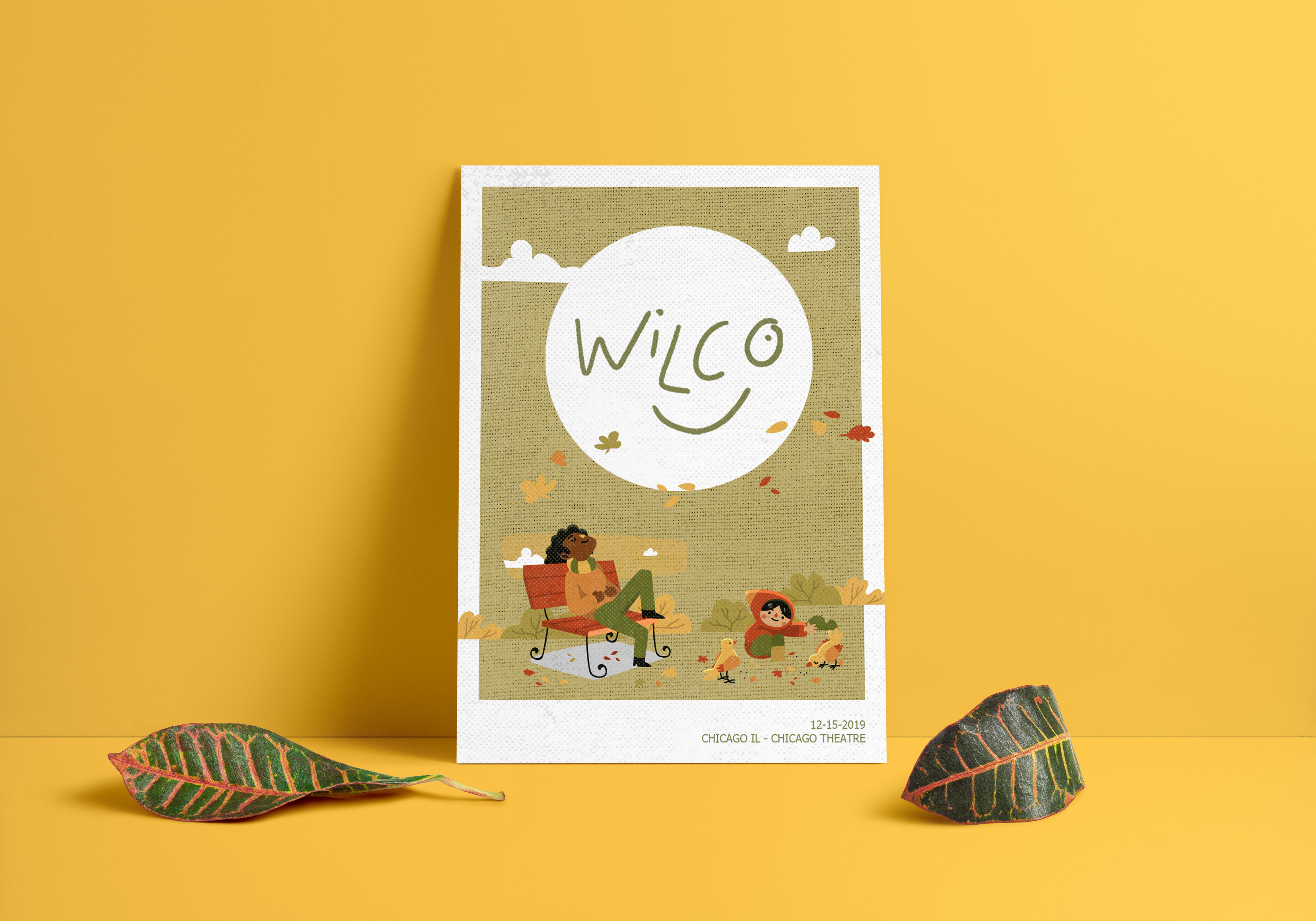 Diseño poster Wilco